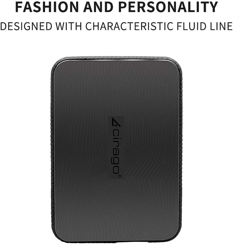 Cirago 500Go Slim Disque Dur Externe Portable Disque Dur résistant aux  Chocs USB 3.0 pour PC, - Monrespro RDC