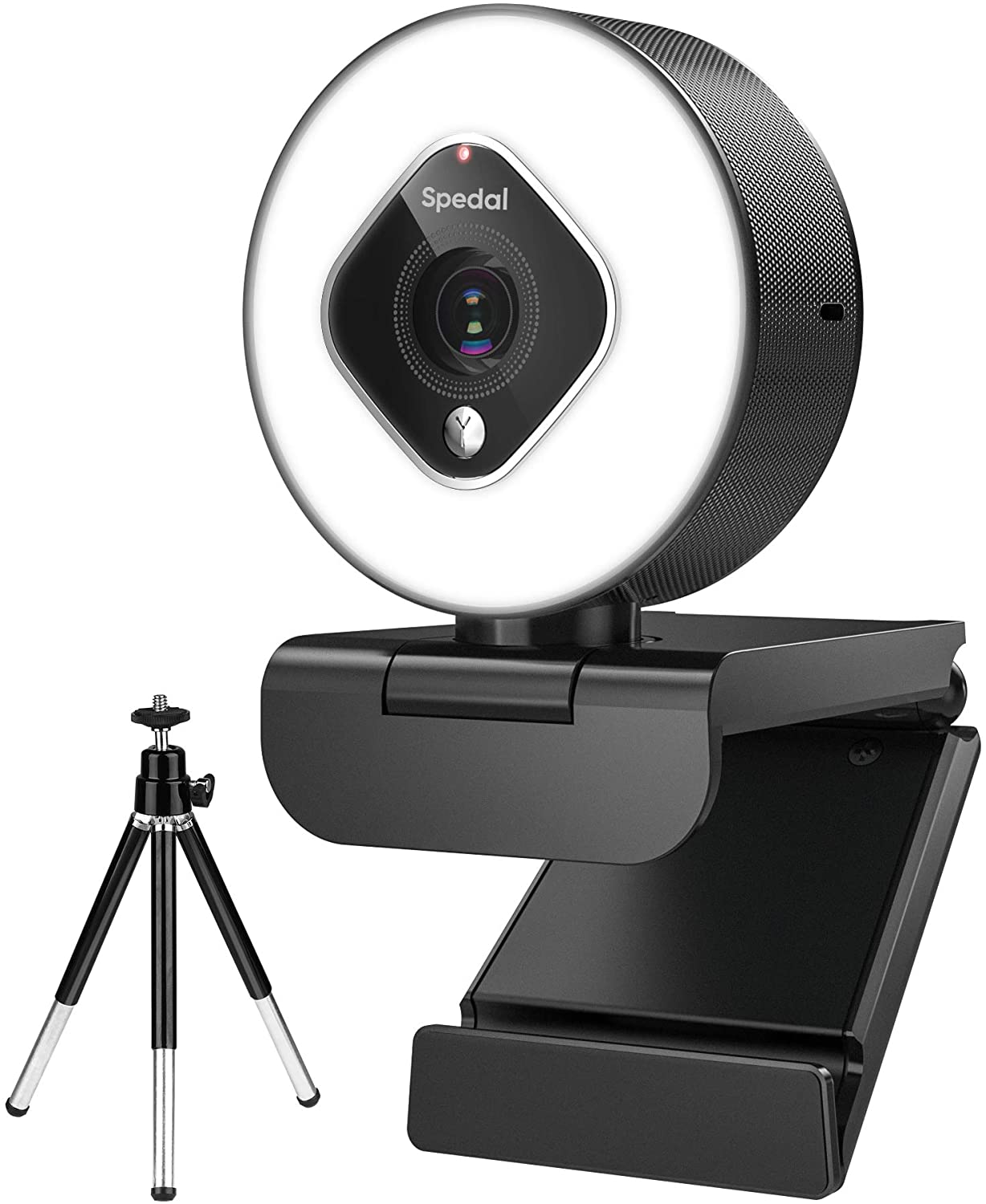 Spedal Webcam pour PC 1080P HD Webcam Autofocus avec Trépied et Microphone  3 Niveaux de Luminosité Webcam Zoom 5X pour Windows Mac Caméra Streaming  USB pour Appels-Vidéo Études Conférences Jeux - Monrespro
