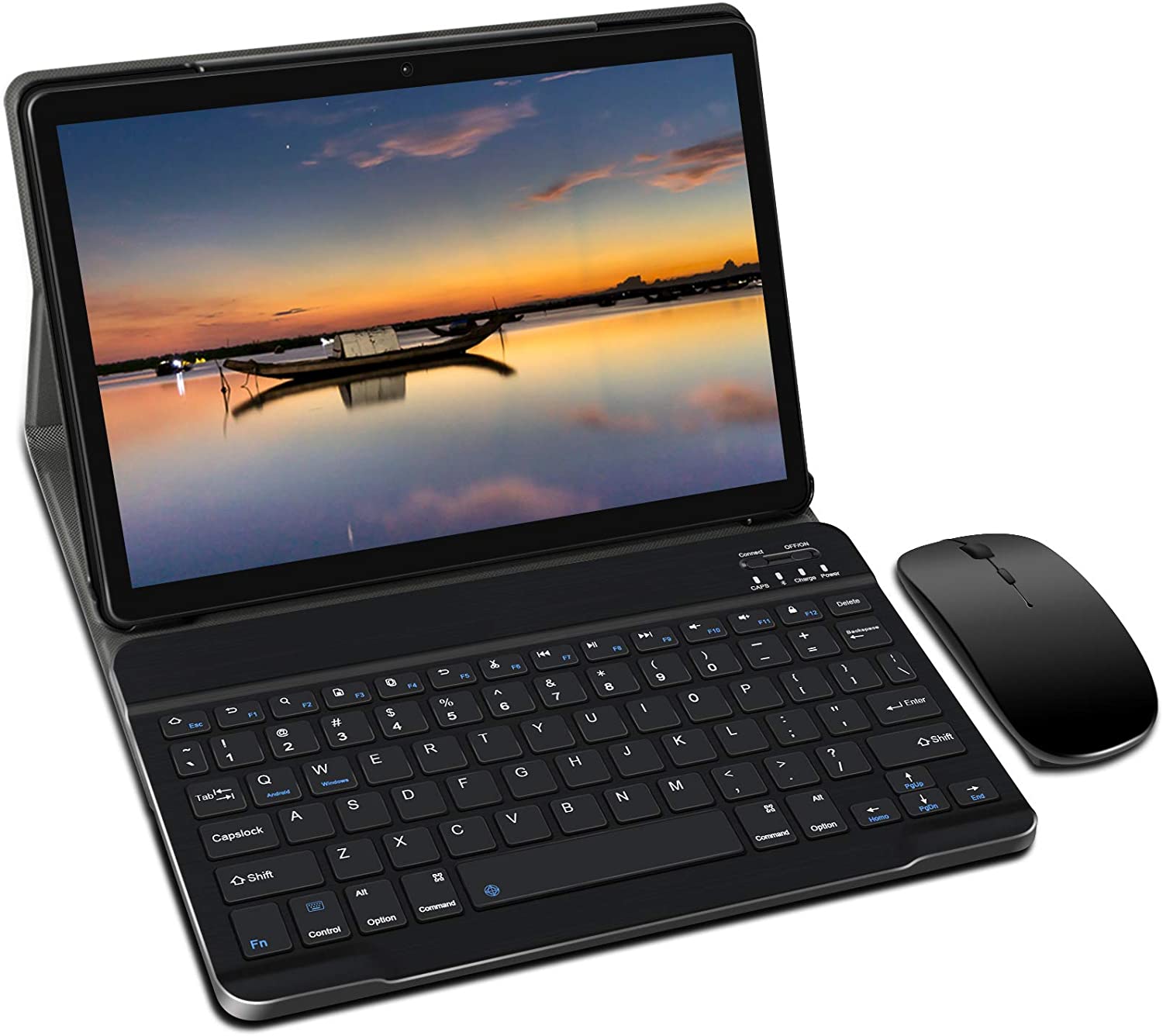 YESTEL Tablette Tactile 10 Pouces Android 10.0 Tablettes Quad Core,4Go RAM  64Go ROM(MicroSD 4-128 Go) 8000mAh,Doule SIM, Doule Caméra 5+8MP, WiFi, Bluetooth