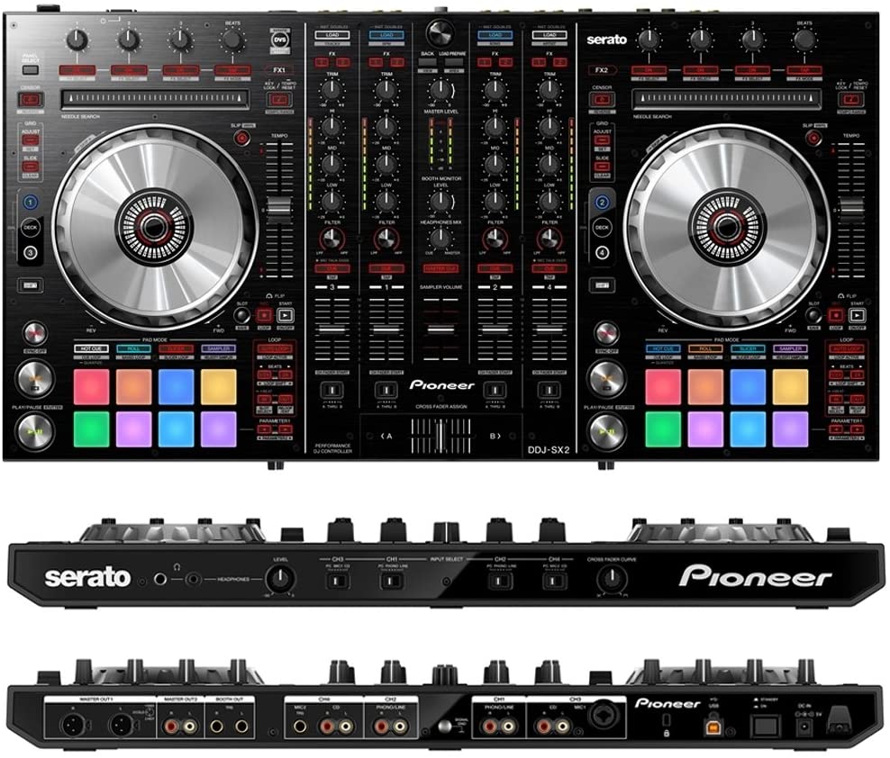 Pioneer DJ DDJ SX3 Console / contrôleur pour DJ à 4 canaux pour Serato DJ  Pro - Monrespro RDC