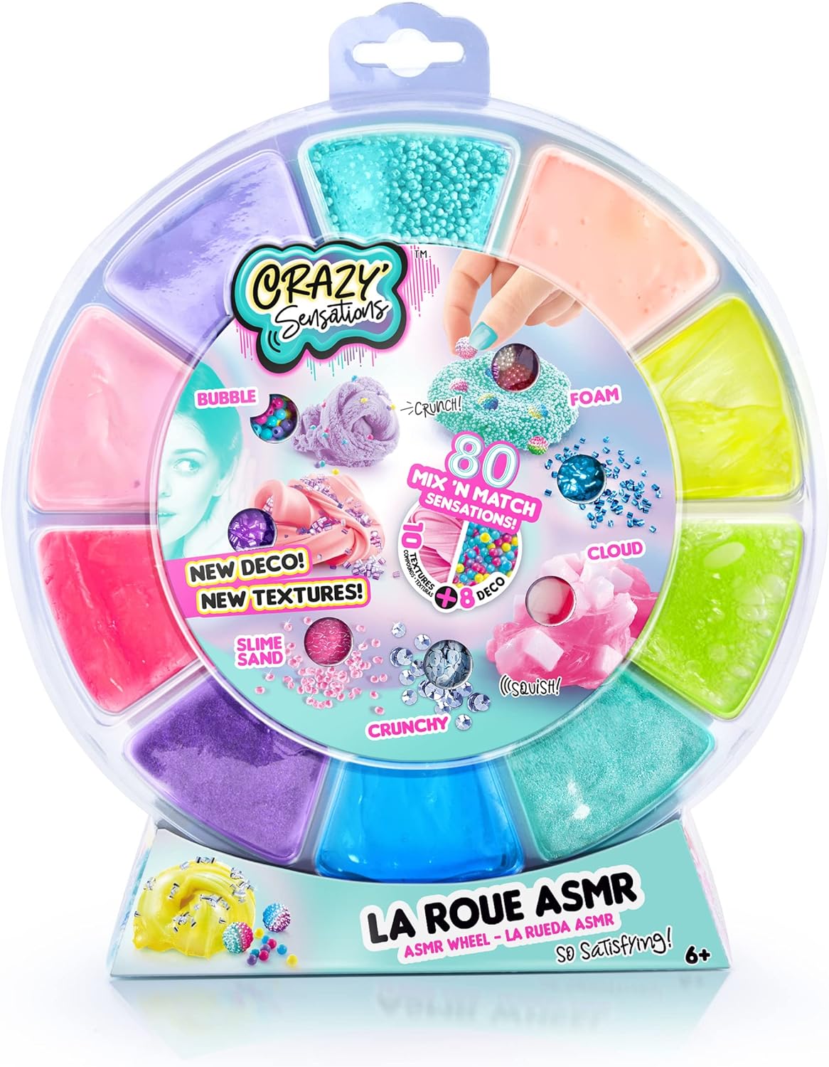 Canal Toys - So Slime - Crazy ASMR Mix Textures Satisfaisantes - Loisirs  Créatifs pour Enfant - Dès 6 Ans - SSB 009, Multicolore, Taille Unique -  Monrespro RDC