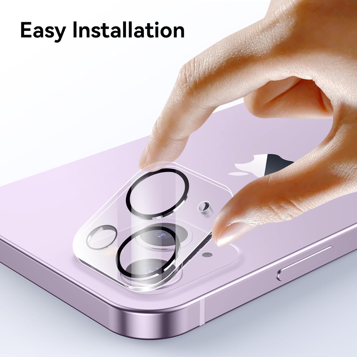 Protection Verre Trempé Pour Objectif Arrière IPhone 11 à 14 - Transparent, Neuf