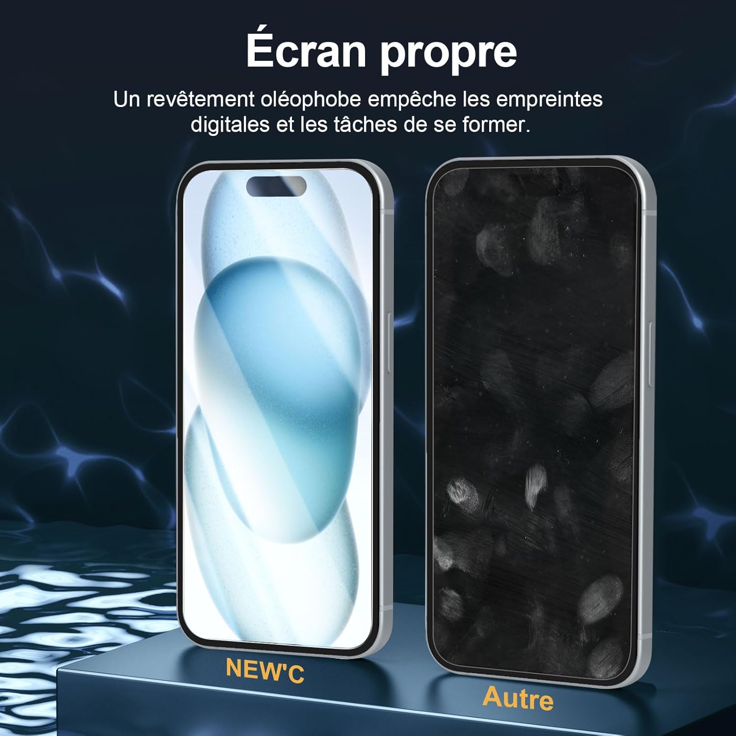 Protecteur D'écran En Verre Trempé Gorilla Tech - Compatible IPhone 7 Jusqu'à IPhone 16 - 9H, Anti-traces, Pleine Couverture