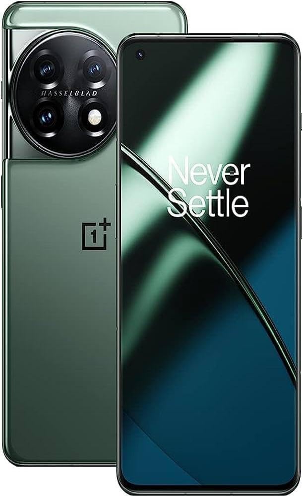 OnePlus 11 CPH2449 5G Dual 256 Go 16 Go RAM débloqué en Usine (GSM Uniquement, sans CDMA, Non Compatible avec Verizon/Sprint) – Vert (Reconditionné)