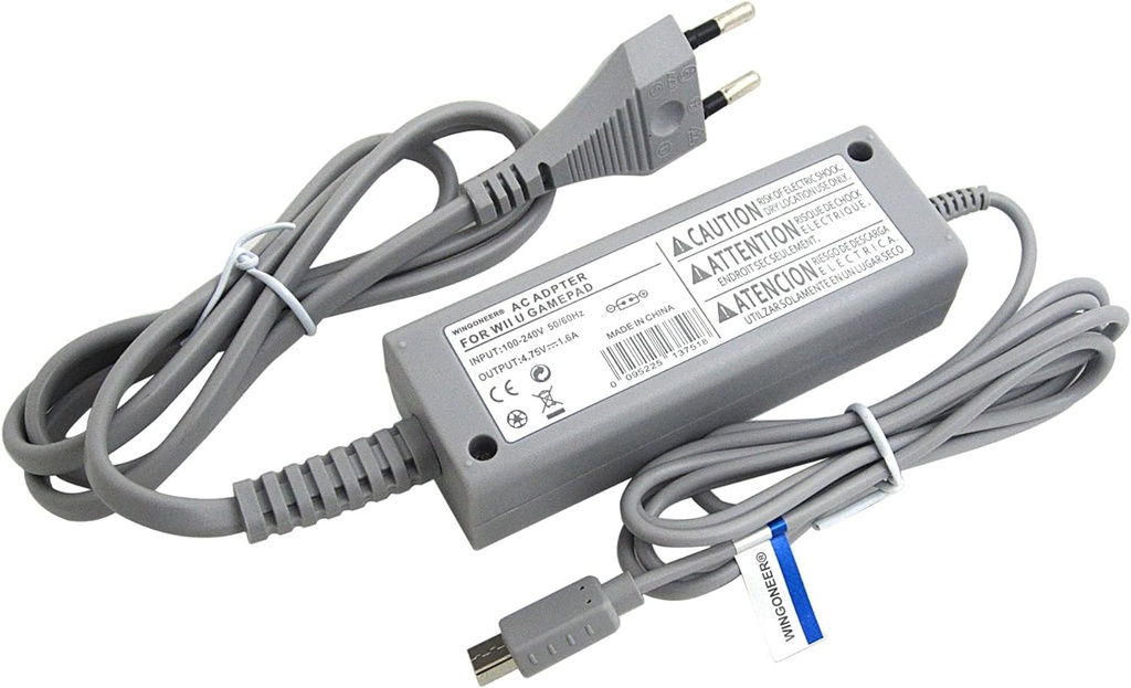 WINGONEER® câble de corde d'alimentation d'énergie d'adapteur à C.A. d'UE du wii u GamePad de Nintendo Marque : WINGONEER 2 WINGONEER® câble de corde d'alimentation d'énergie d'adapteur à C.A. d'UE du wii u GamePad de Nintendo Marque : WINGONEER