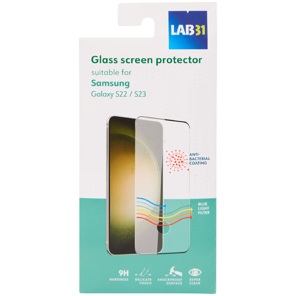 660595a25e175f5b7110b503b1ef665f Protection d'écran Lab31 pour Samsung S22 S23 8180